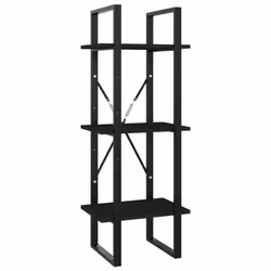 VidaXL 806488, Black, Metal, Wood, 400 mm, 300 mm, 1050 mm
