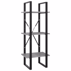 VidaXL 806491, Grey, Metal, Wood, 400 mm, 300 mm, 1050 mm