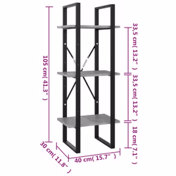 VidaXL 806491 living room bookcase - Additional view 7