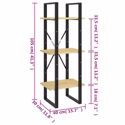 VidaXL 806492 living room bookcase - Additional view 8