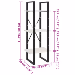 VidaXL 806493 living room bookcase - Additional view 8