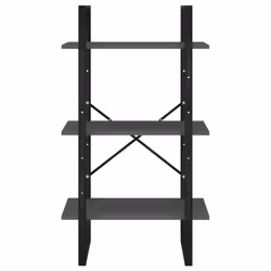 vidaXL Storage Shelf Grey Engineered Wood Household Home Warehouse Shelf Rack - Additional view 5