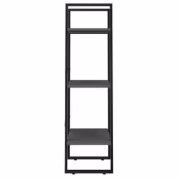 vidaXL Storage Shelf Grey Engineered Wood Household Home Warehouse Shelf Rack - Additional view 6