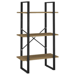 vidaXL Storage Shelf Warehouse Stand Shelf Storage Organiser Storage Rack - dark brown