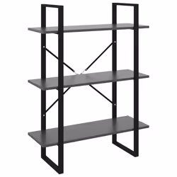 VidaXL 806529, Grey, Metal, Wood, 800 mm, 300 mm, 1050 mm