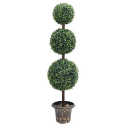 vidaXL Artificial Boxwood Plant with Pot Decor Artificial Flower Multi Sizes - 22.5 x 118 cm