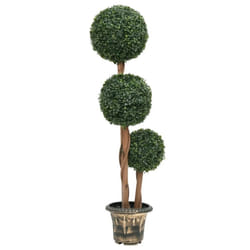 vidaXL Artificial Boxwood Plant with Pot Decor Artificial Flower Multi Sizes - 25 x 119 cm