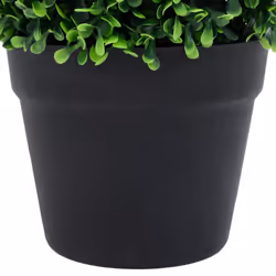 vidaXL Artificial Boxwood Plants 2 pcs with Pots Ball Shaped Green 37 cm - Additional view 4