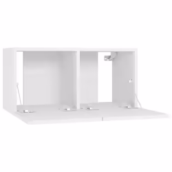 vidaXL 4x TV Cabinets White Chipboard Home Furniture TV Stand Cabinet Unit - Additional view 5