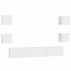 VidaXL 3078661, White, Wood, Wood, 600 mm, 300 mm, 300 mm