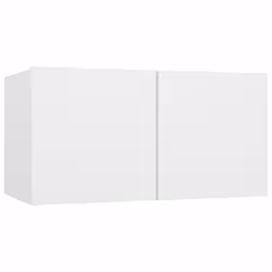 vidaXL TV Cabinet Set 7 Piece White Engineered Wood Furniture TV Stand Cabinet - Additional view 4