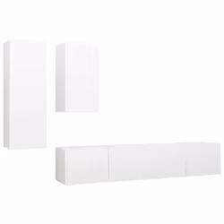 VidaXL 3078732, White, Wood, Wood, 800 mm, 300 mm, 300 mm