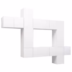 VidaXL 3078737, White, Wood, Wood, 600 mm, 10 pc(s)