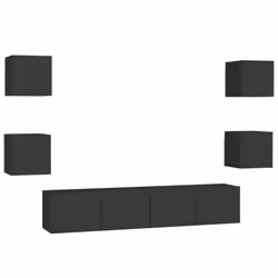 VidaXL 3078767, Black, Wood, Wood, 800 mm, 300 mm, 300 mm