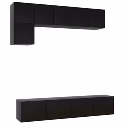 VidaXL 3078799, Black, Wood, Wood, 1000 mm, 300 mm, 300 mm