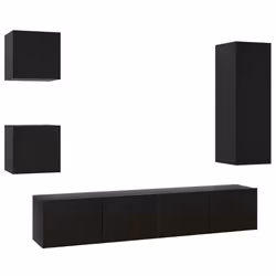 VidaXL 3078801, Black, Wood, Wood, 900 mm, 1 pc(s)