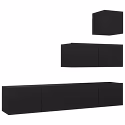 VidaXL 3078841, Black, Wood, Wood, 800 mm, 1 pc(s)