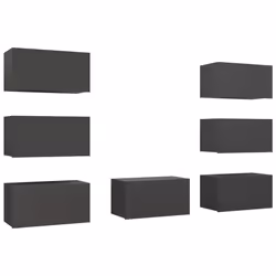 VidaXL 3078953, Grey, Wood, Wood, 305 mm, 300 mm, 600 mm
