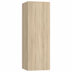 vidaXL TV Cabinet Set 3 Piece Sonoma Oak Engineered Wood Stand Living Room - Additional view 4