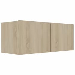 vidaXL 3x TV Cabinets Sonoma Oak Engineered Wood Furniture TV Stand Cabinet - Additional view 3