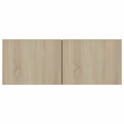 vidaXL 3x TV Cabinets Sonoma Oak Engineered Wood Furniture TV Stand Cabinet - Additional view 4