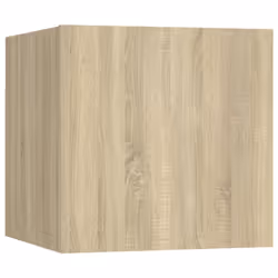 vidaXL TV Cabinet Set Engineered Wood Media Unit Multi Colours/Sizes 7/8 Piece - sonoma oak, 100 x 30 x 30 cm - Additional view 5