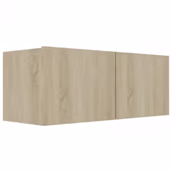 vidaXL TV Cabinet Set 6 Piece Sonoma Oak Engineered Wood Hanging TV Stand - Additional view 4