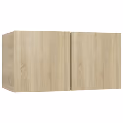 vidaXL TV Cabinet Set 4 Piece Sonoma Oak Engineered Wood Home TV Unit Stand - Additional view 4