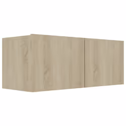 vidaXL TV Cabinet Set 4 Piece Sonoma Oak Engineered Wood Home TV Unit Stand - Additional view 3