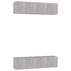 VidaXL 3079060, Grey, Wood, Wood, 800 mm, 300 mm, 300 mm