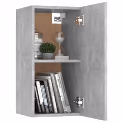 vidaXL TV Cabinet Set 4 Piece Concrete Grey Chipboard Home Furniture TV Stand - Additional view 4