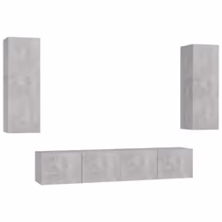 VidaXL 3079064, Grey, Wood, Wood, 800 mm, 300 mm, 300 mm