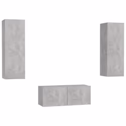 VidaXL 3079078, Grey, Wood, Wood, 800 mm, 300 mm, 300 mm