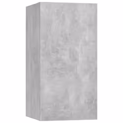 vidaXL TV Cabinet Set 8 Piece Concrete Grey Chipboard Home Furniture TV Stand - Additional view 7