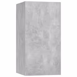 vidaXL TV Cabinet Set 6 Piece Chipboard TV Cabinet Multi Colours Multi Sizes - concrete grey - Additional view 4