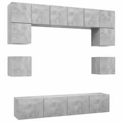 VidaXL 3079111, Grey, Wood, Wood, 800 mm, 1 pc(s)