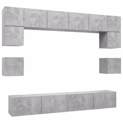 VidaXL 3079112, Grey, Wood, Wood, 1000 mm, 1 pc(s)