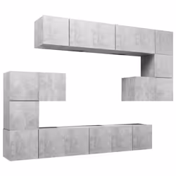VidaXL 3079144, Grey, Wood, Wood, 600 mm, 10 pc(s)