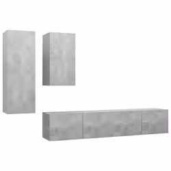 VidaXL 3079152, Grey, Wood, Wood, 800 mm, 300 mm, 300 mm