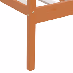 vidaXL Solid Wood Pine Bed Frame Honey Brown 90x200 cm Home Bedroom Furniture - Additional view 7