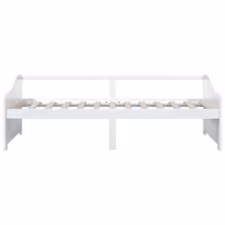 vidaXL Solid Pinewood 3-Seater Day Bed White Sleepover Guest Occasional Bed - Additional view 3