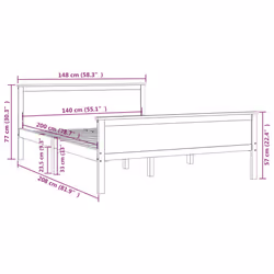 VidaXL 322177 bed frame - Additional view 7