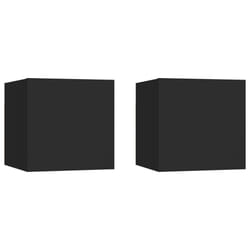 VidaXL 3079710 nightstand/bedside table Black
