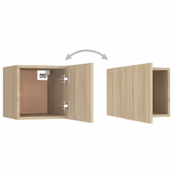 VidaXL 3079716 nightstand/bedside table Oak - Additional view 7