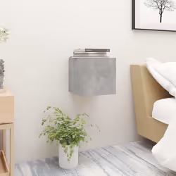 VidaXL 3079718 nightstand/bedside table Concrete colour