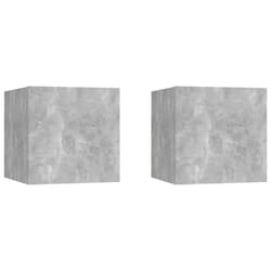 VidaXL 3079719 nightstand/bedside table Concrete colour