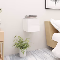 VidaXL 3079725 nightstand/bedside table White