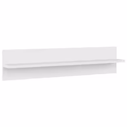 vidaXL 2/4x Wall Shelves Chipboard Wall-Mounted Hanging Shelf Multi Colours - white