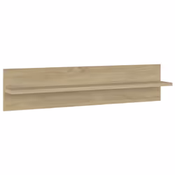 vidaXL 2/4x Wall Shelves Chipboard Wall-Mounted Hanging Shelf Multi Colours - sonoma oak