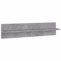 vidaXL 2/4x Wall Shelves Chipboard Wall-Mounted Hanging Shelf Multi Colours - concrete grey